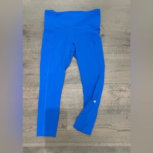 Lululemon blue tight size 8